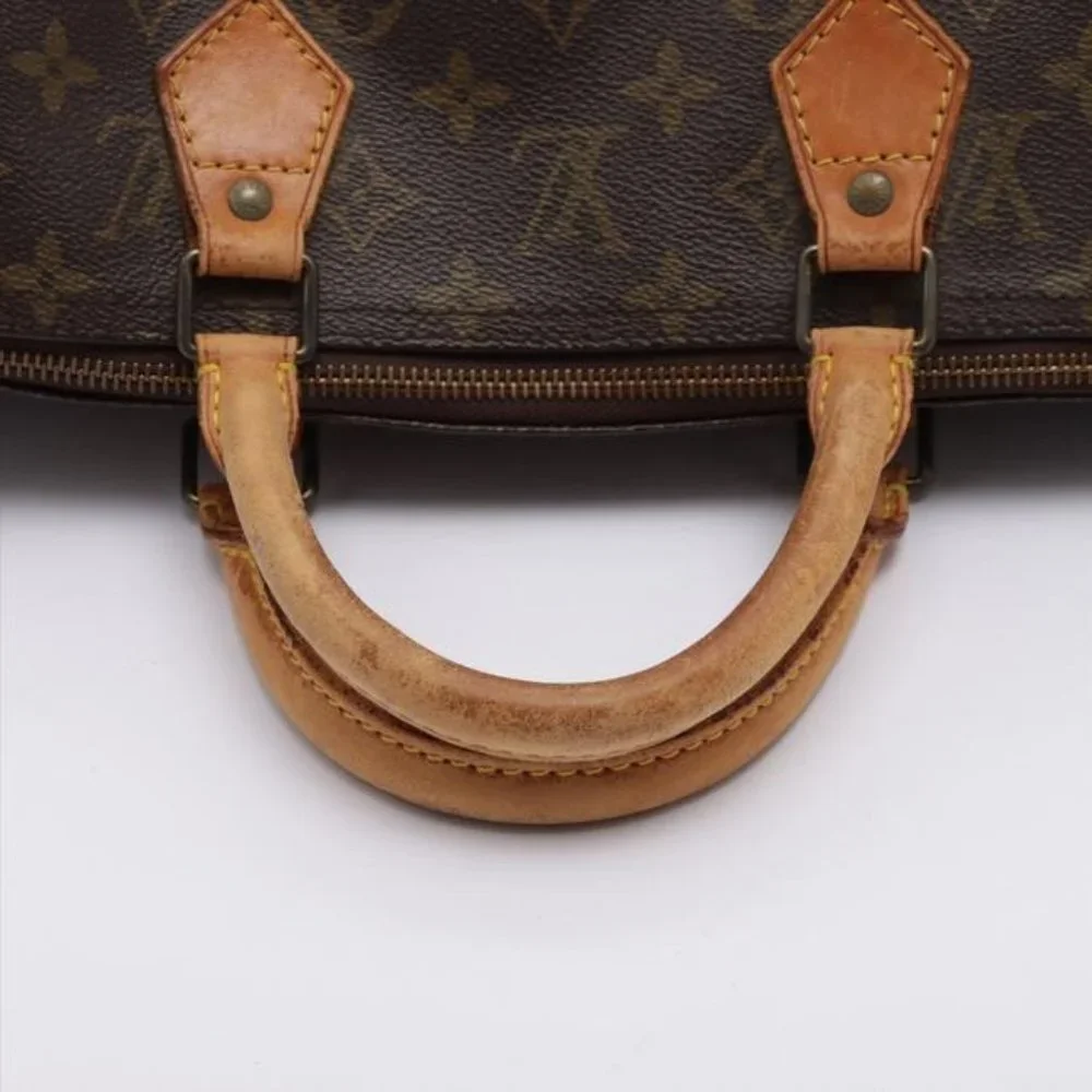 Louis Vuitton Speedy 40 Vintage Brown Monogram Canvas Tote